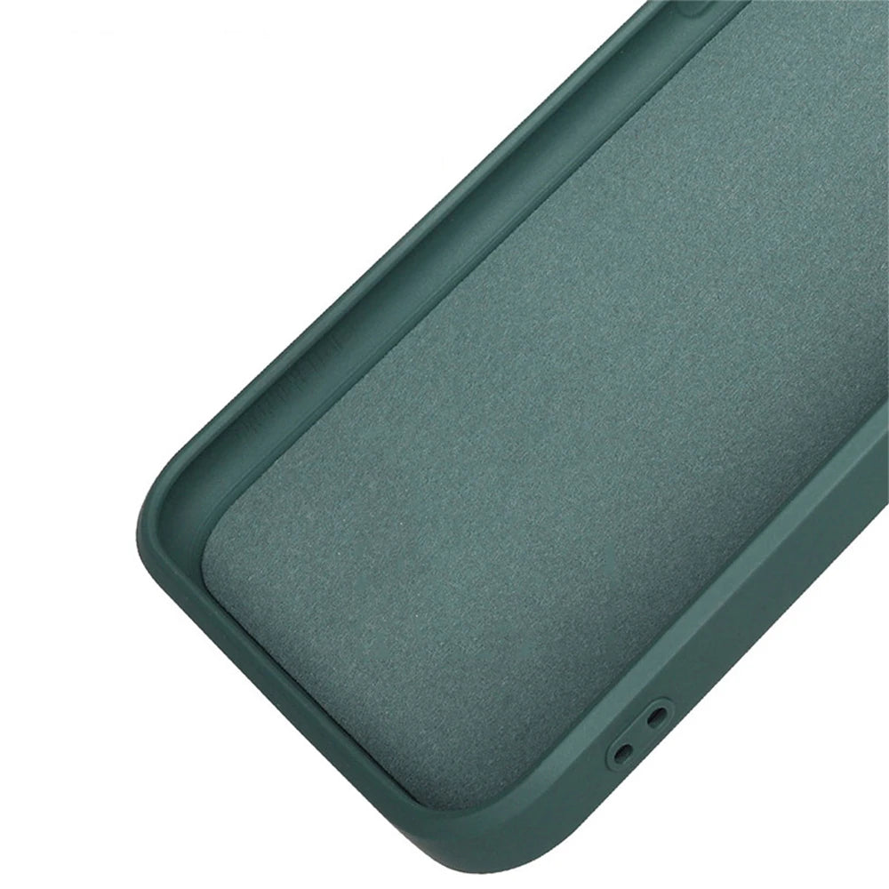 Capa Original para Samsung A12, M12, A22, M22, A32, A42, A52, A72 5G - Capa Protetora de Silicone Matte com Proteção para Câmera