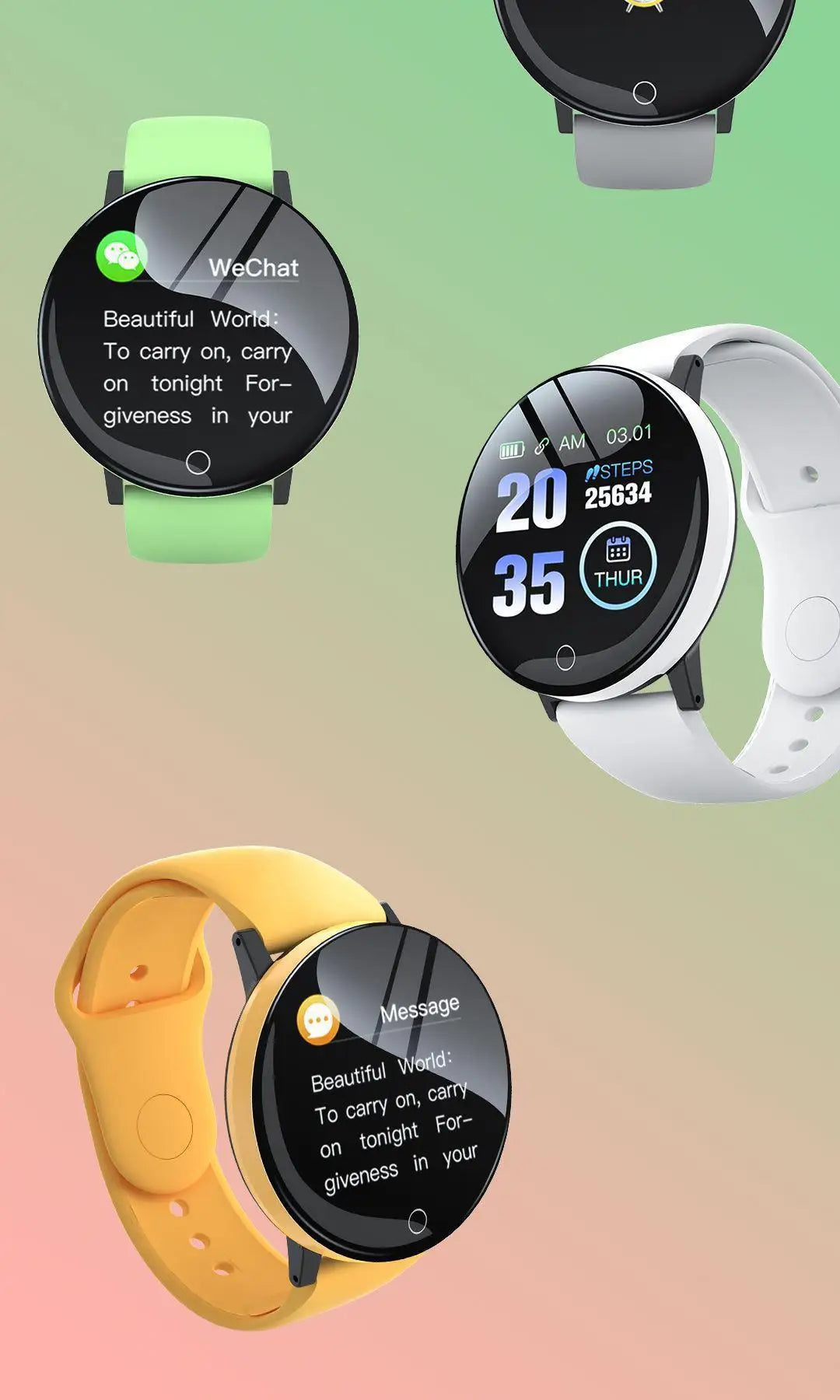 Smart Watch SupMango- Multifuncional, Contagem de Passos e Conectividade, Ideal para Homens e Mulheres, Compatível com Android