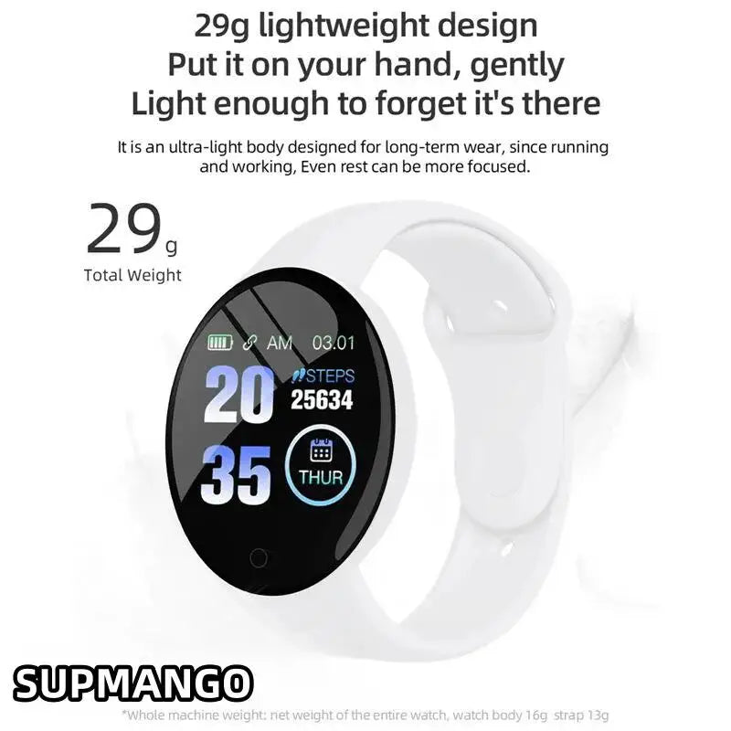 Smart Watch SupMango- Multifuncional, Contagem de Passos e Conectividade, Ideal para Homens e Mulheres, Compatível com Android