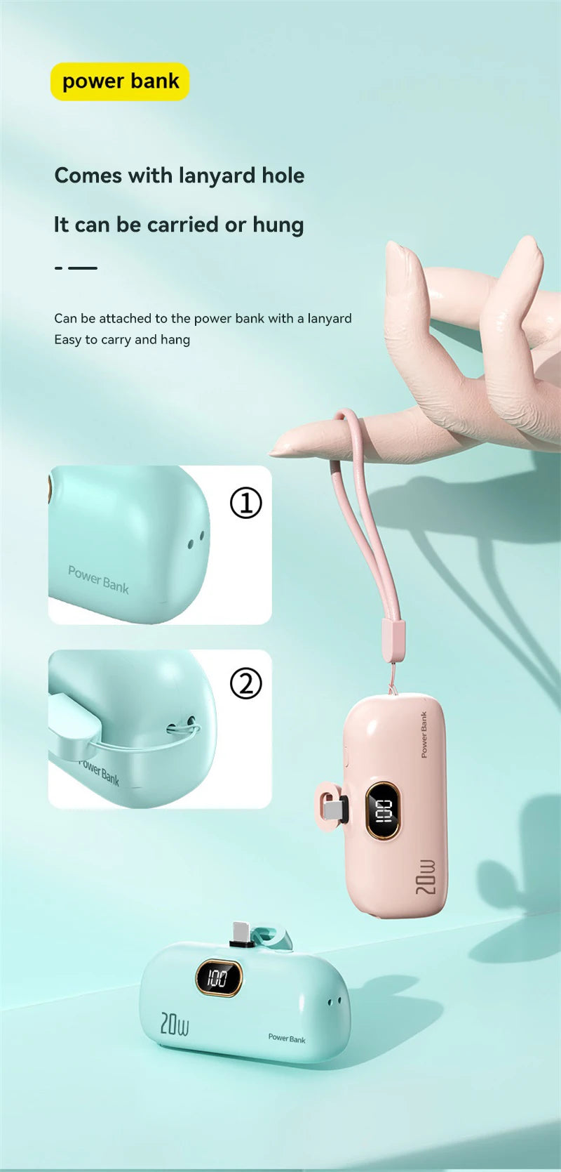 "Xiaomi Power Bank 30000mAh: Carregador portátil de alta capacidade.