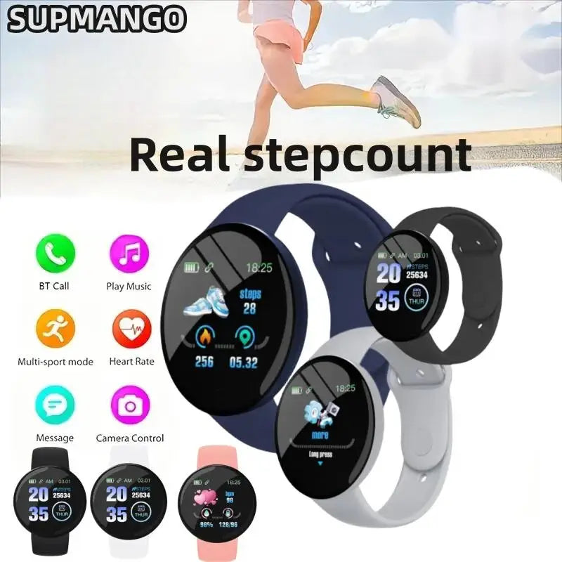 Smart Watch SupMango- Multifuncional, Contagem de Passos e Conectividade, Ideal para Homens e Mulheres, Compatível com Android