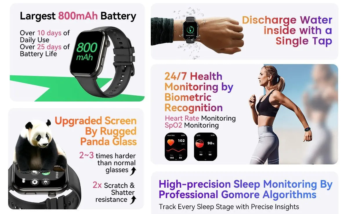 [Lançamento Mundial] Smartwatch Blackview R60 1.96'' AMOLED