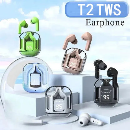 T2 Mini Earbuds - Fones de Ouvido Bluetooth - Display Digital