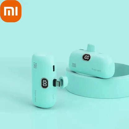 "Xiaomi Power Bank 30000mAh: Carregador portátil de alta capacidade.