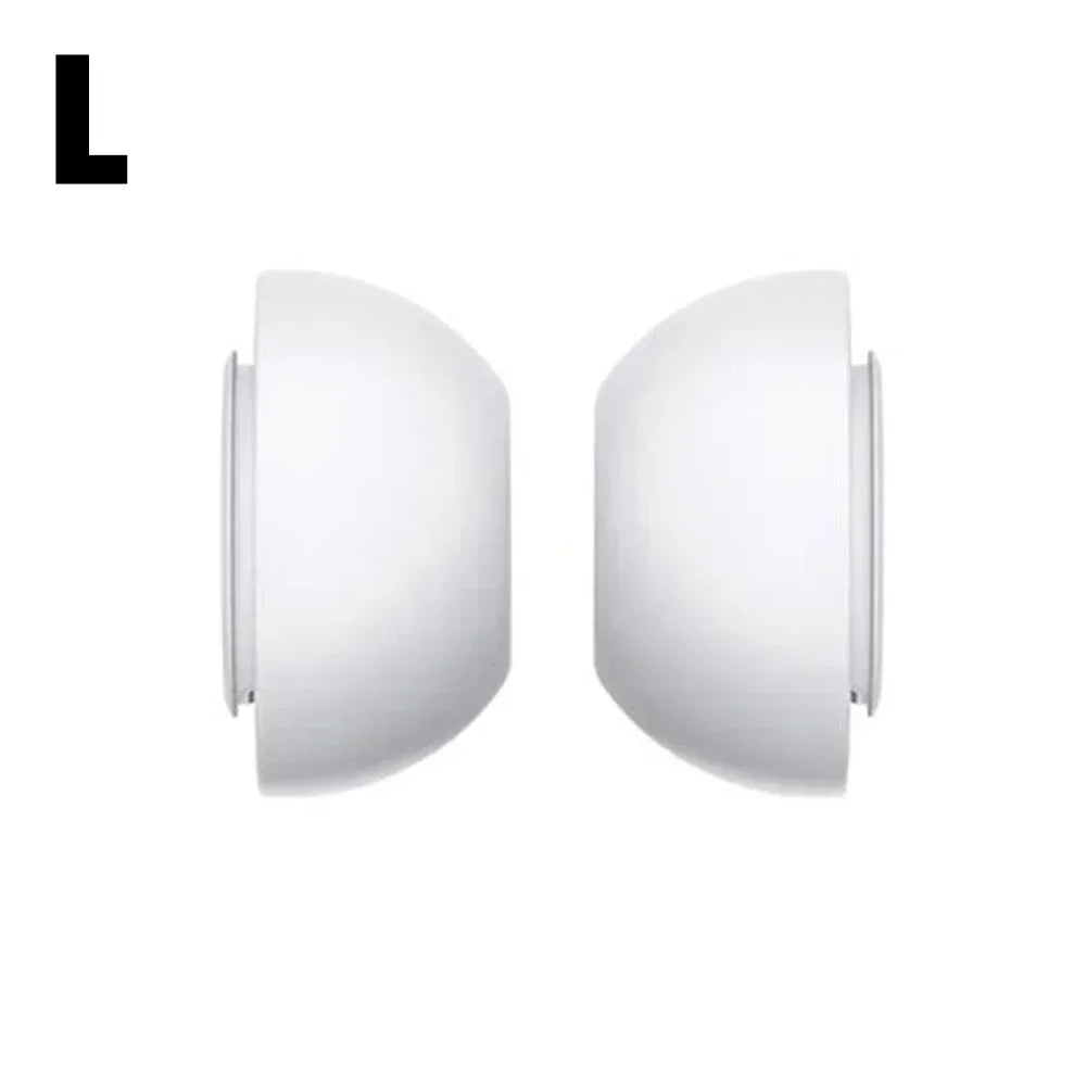 Replacement Eartips For AirPods Pro 1st 2nd Ear Tips Buds Silicone Rubber Eartips Earbuds Cap Gel Accessories XS/S/M/L White.