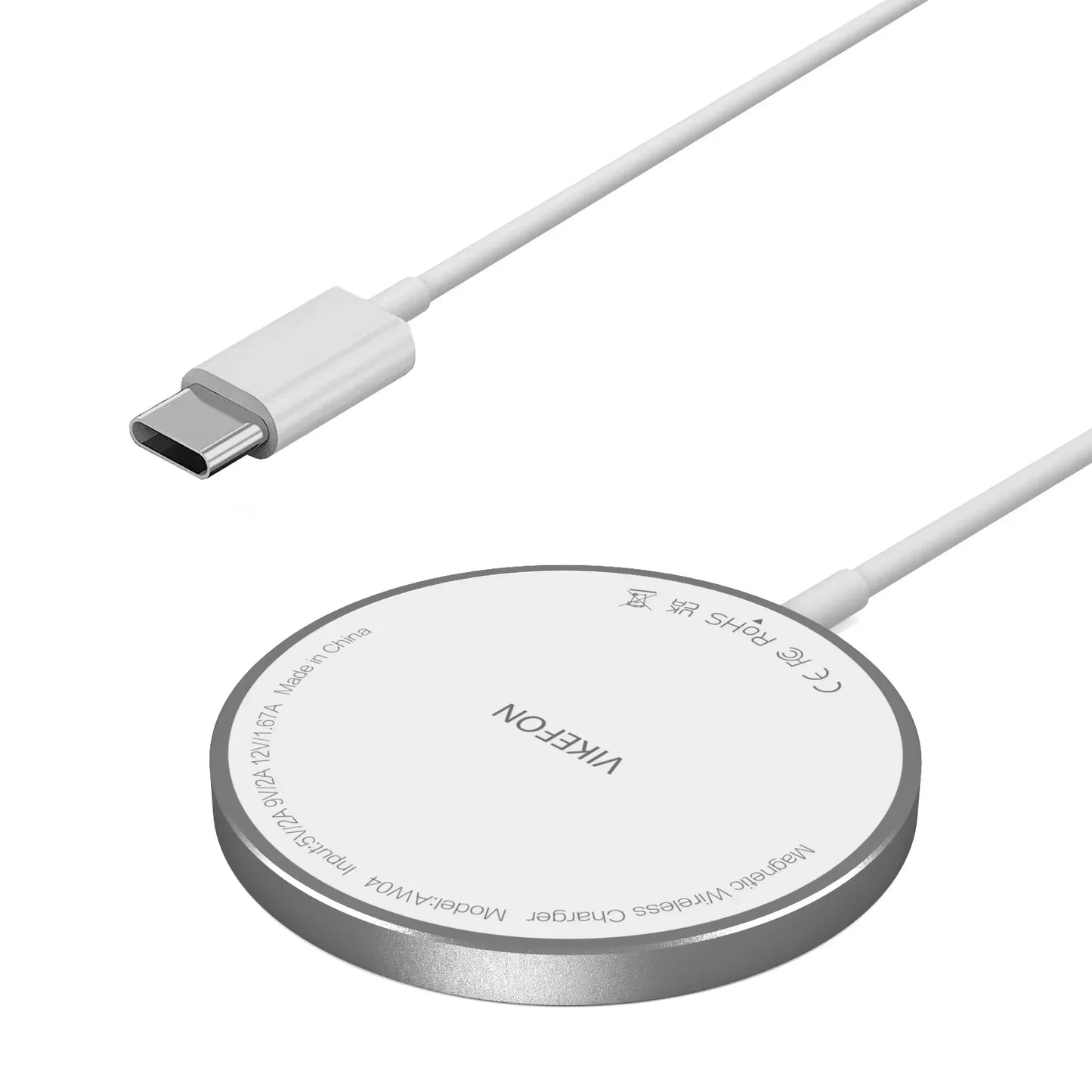 Carregador Sem Fio Magnético de 100W USB + Tipo C para MagSafe - Iphone -