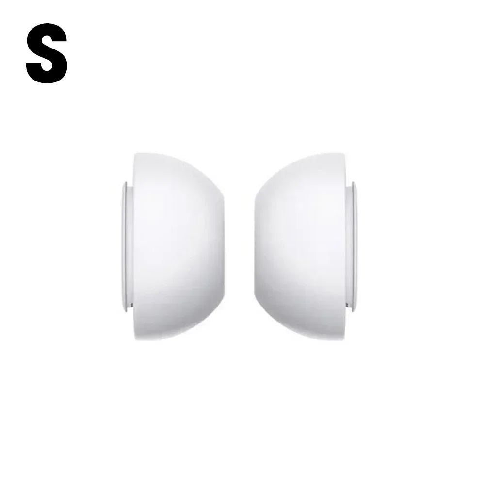 Replacement Eartips For AirPods Pro 1st 2nd Ear Tips Buds Silicone Rubber Eartips Earbuds Cap Gel Accessories XS/S/M/L White.