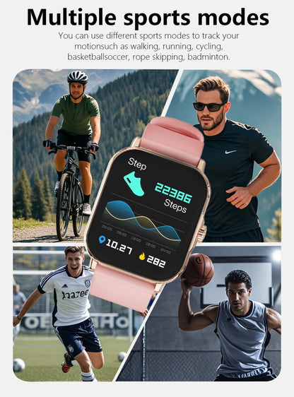 LAXASFIT 2024 Novo Smartwatch para Homens e Mulheres - Relógio Digital Esportivo